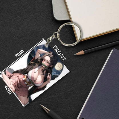 HENTAI Anime Unique Style 4 pcs Combo Keychain