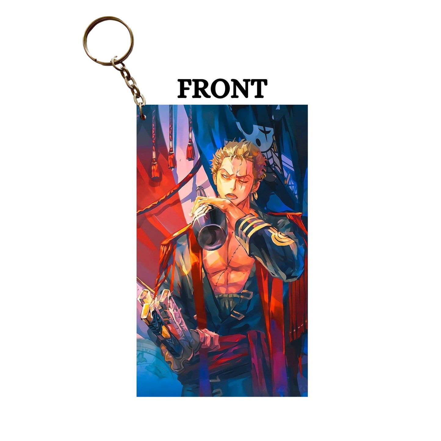 One Piece ZORO Anime Keychain