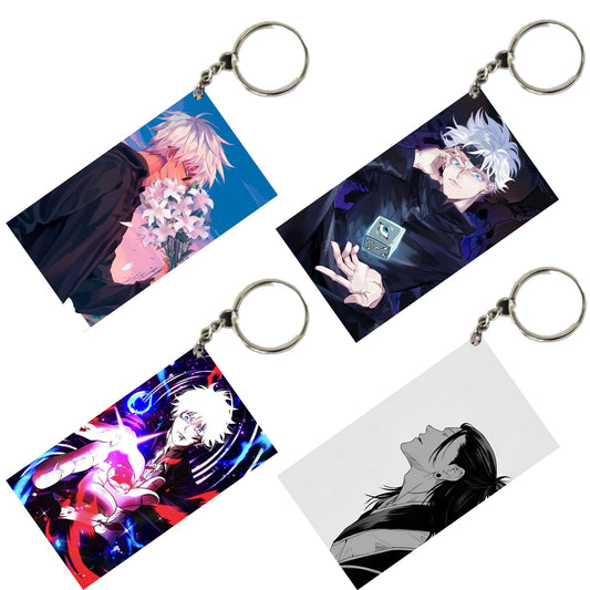 JUJUTSU KAISEN Anime Unique Style 4 pcs Combo Keychain