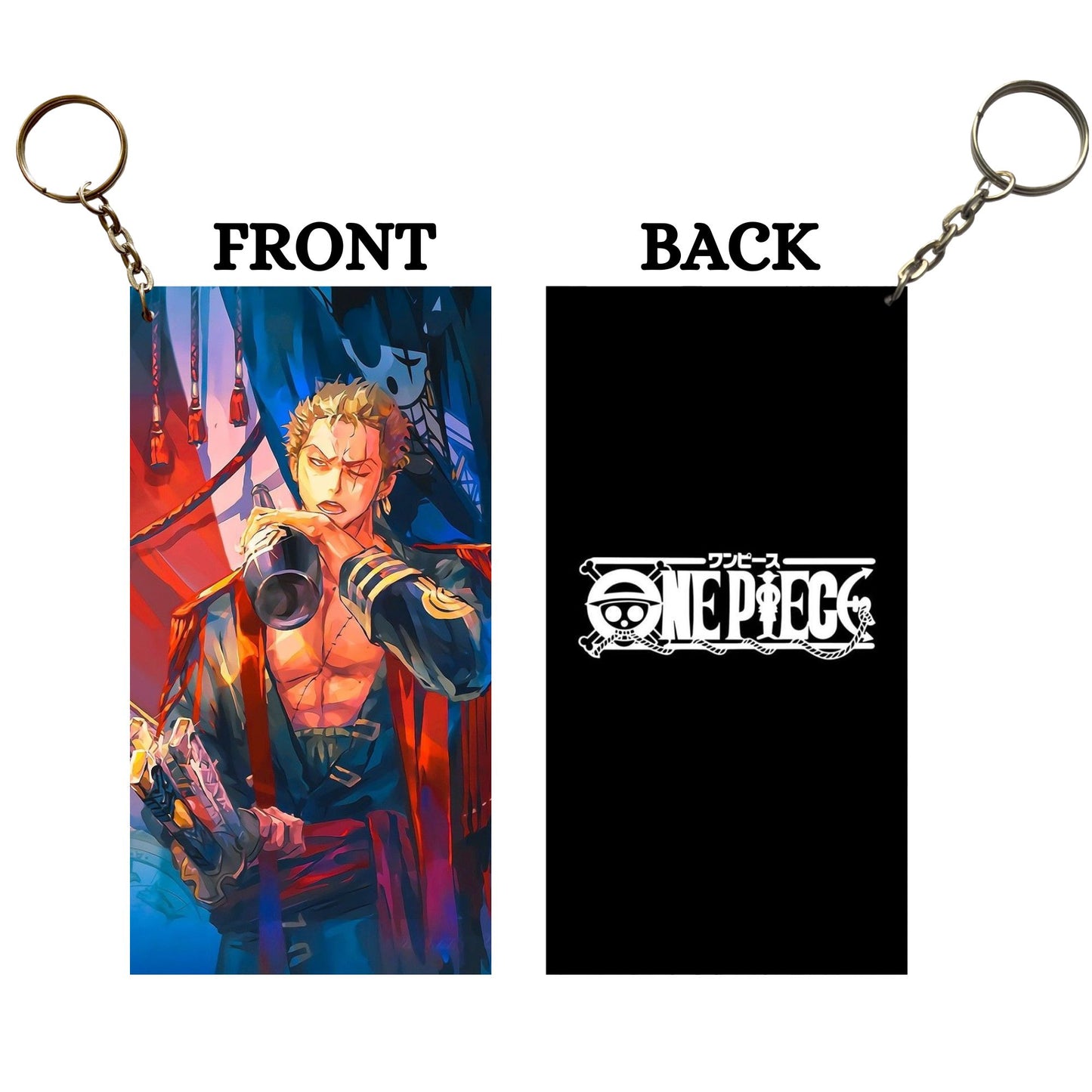 One Piece ZORO Anime Keychain