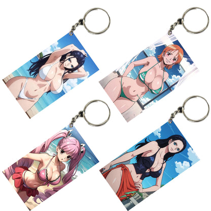 HENTAI Anime Unique Style 4 pcs Combo Keychain