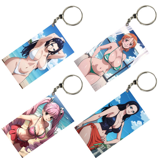 HENTAI Anime Unique Style 4 pcs Combo Keychain