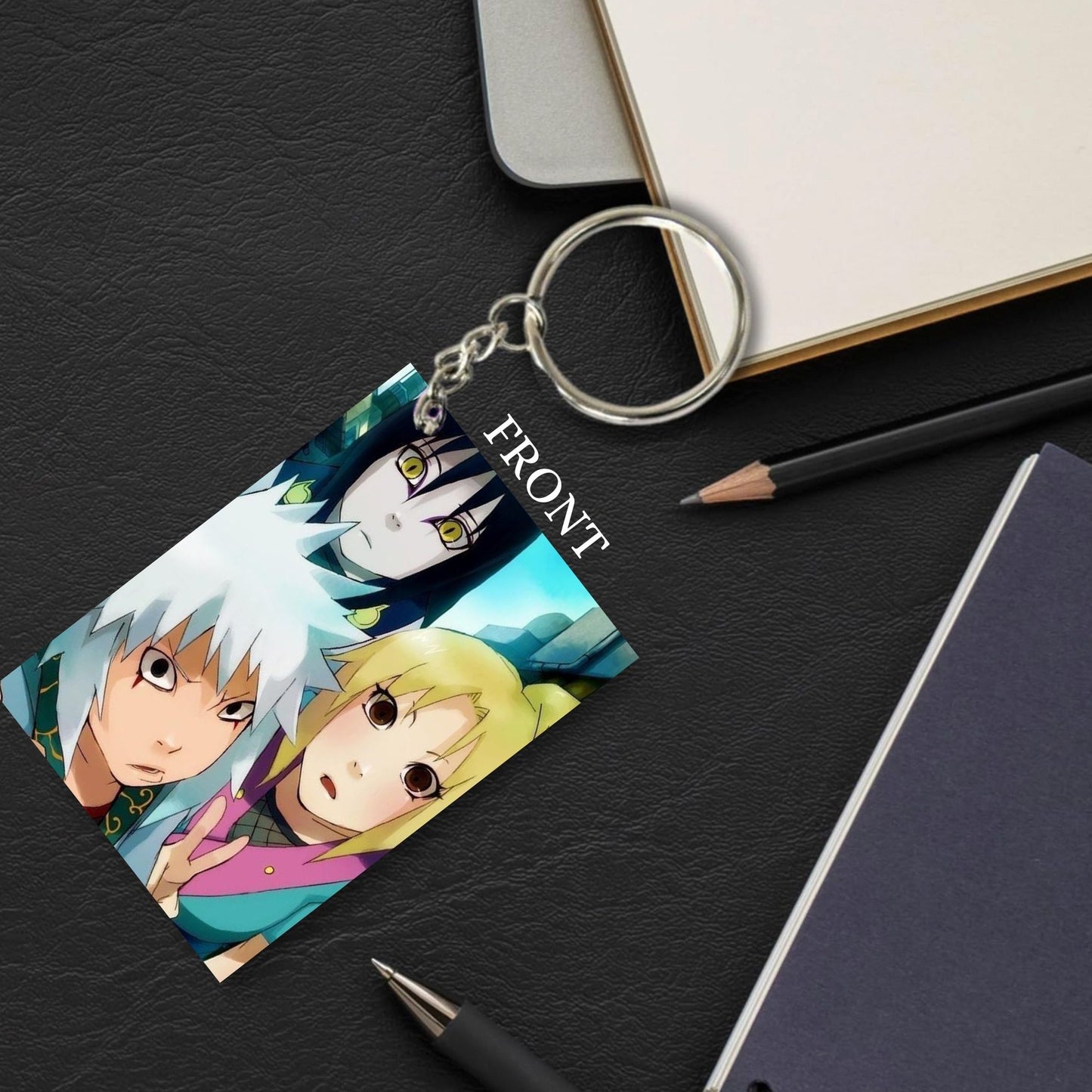 NARUTO Anime Unique Style 4 pcs Combo Keychain