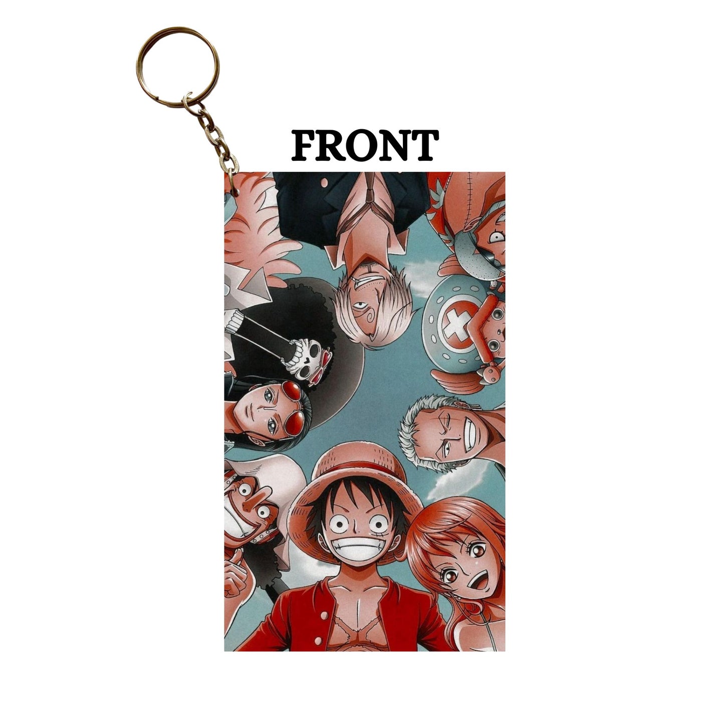 One Piece STRAW HATS CREW Anime Keychain