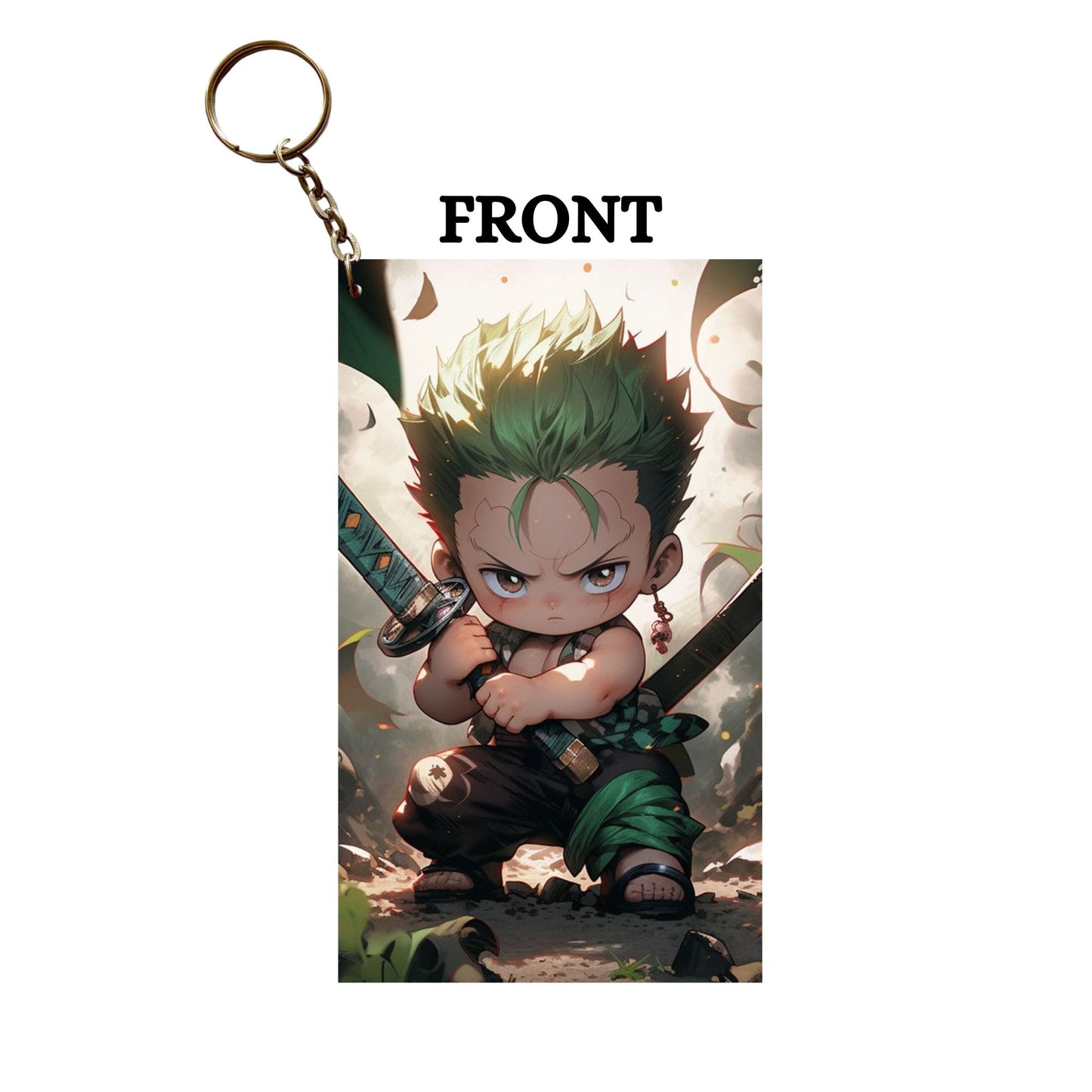 One Piece ZORO Anime Keychain