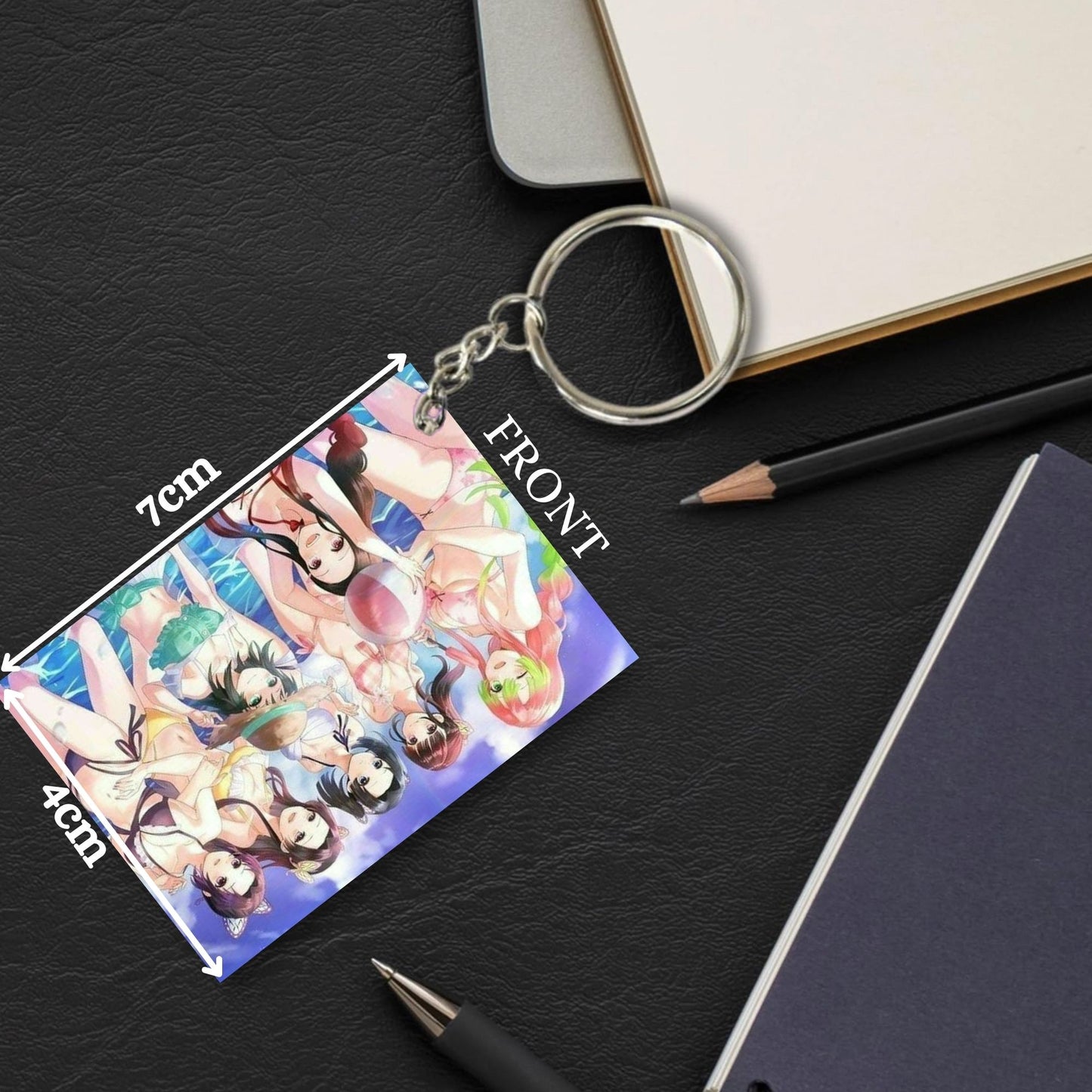 HENTAI Anime Unique Style 4 pcs Combo Keychain