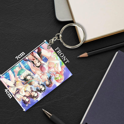 HENTAI Anime Unique Style 4 pcs Combo Keychain