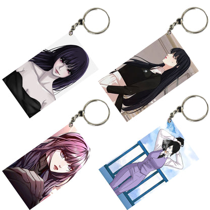 HENTAI Anime Unique Style 4 pcs Combo Keychain