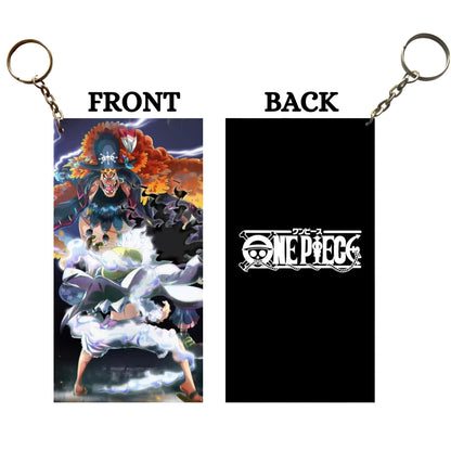 ONE PIECE LUFFY VS BLACKBEARD Anime Keychain