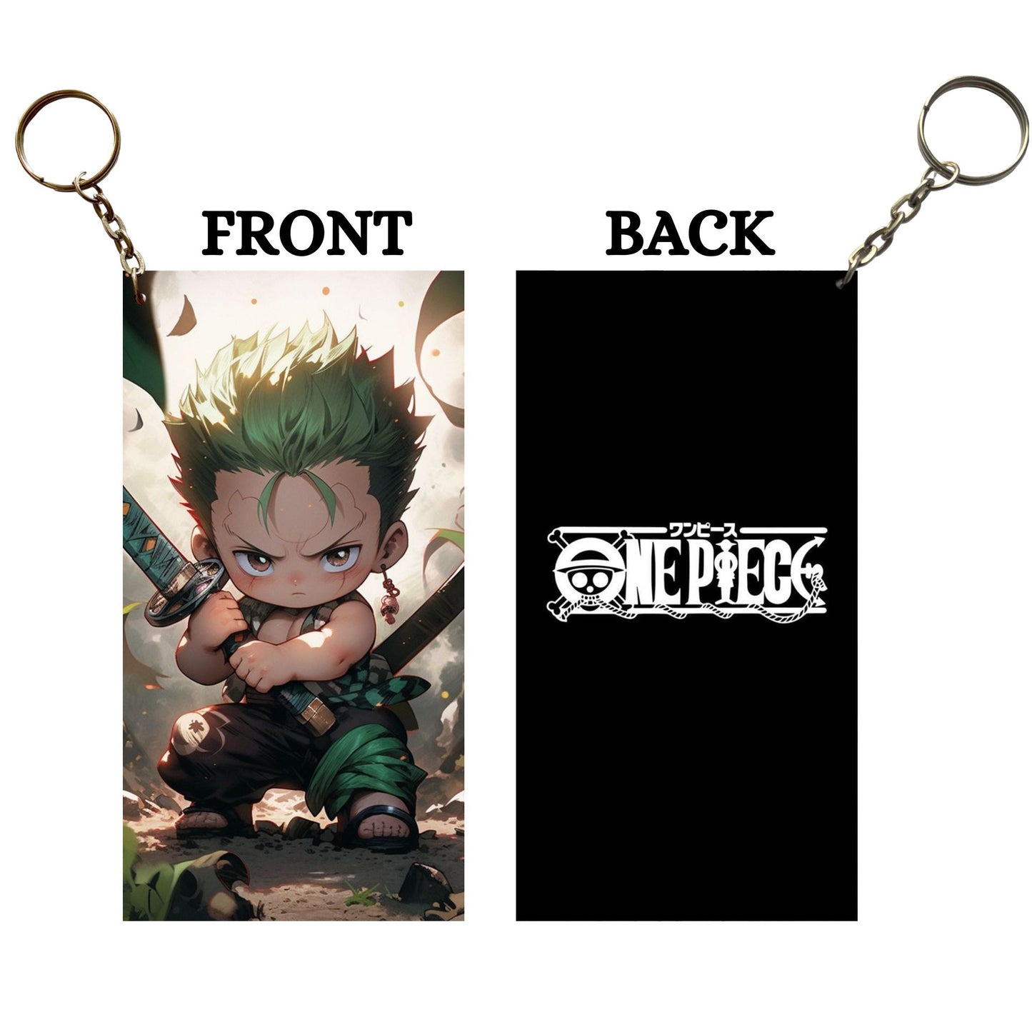 One Piece ZORO Anime Keychain