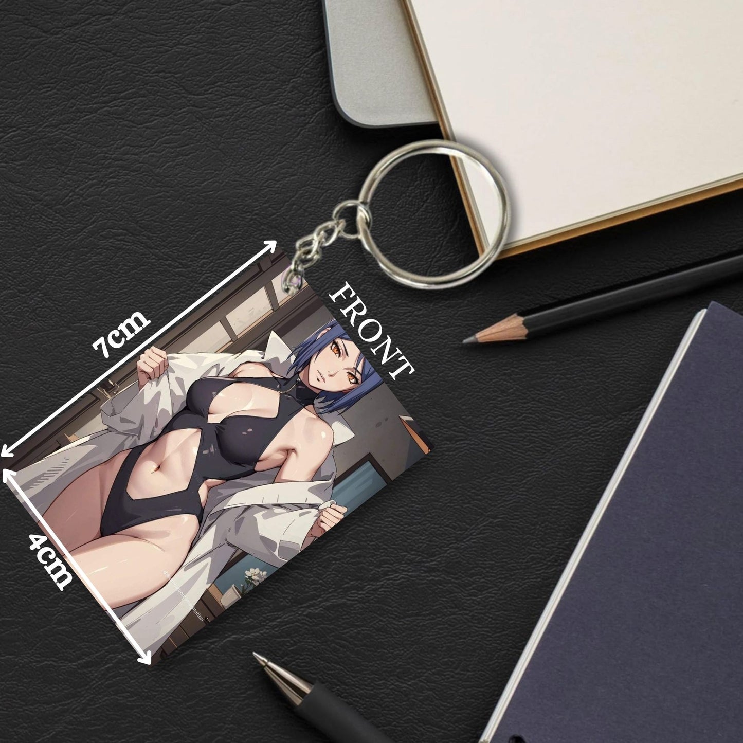 HENTAI Anime Unique Style 4 pcs Combo Keychain