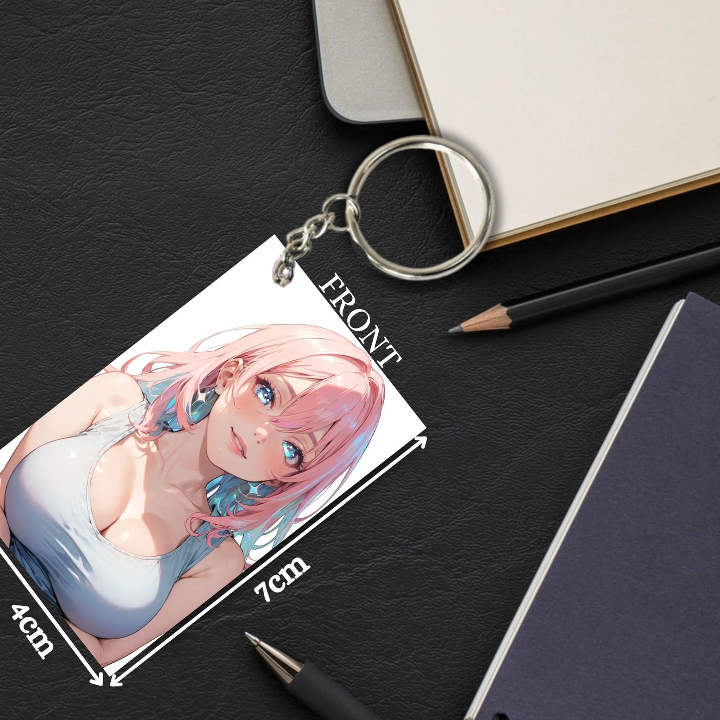 HENTAI Anime Unique Style 4 pcs Combo Keychain