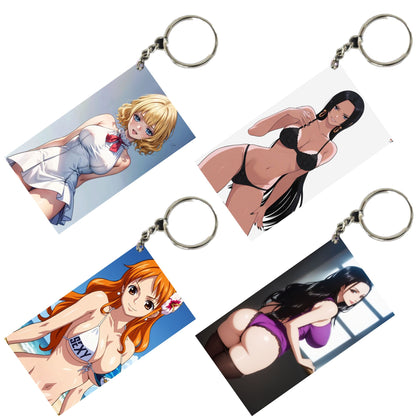 HENTAI Anime Unique Style 4 pcs Combo Keychain