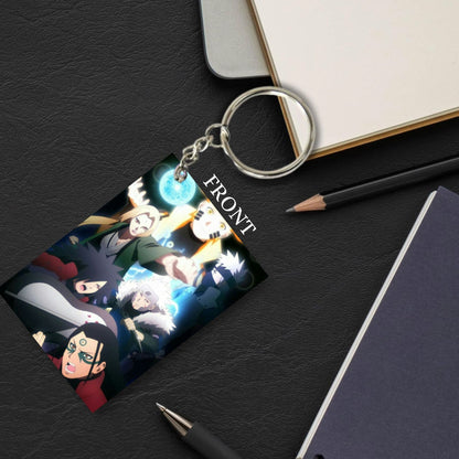 NARUTO Anime Unique Style 4 pcs Combo Keychain