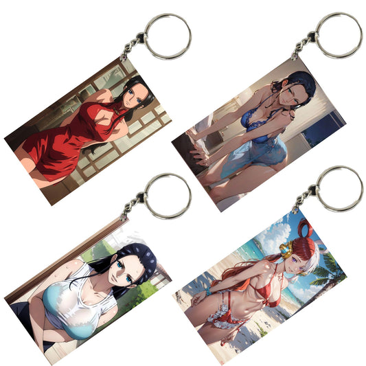 HENTAI Anime Unique Style 4 pcs Combo Keychain