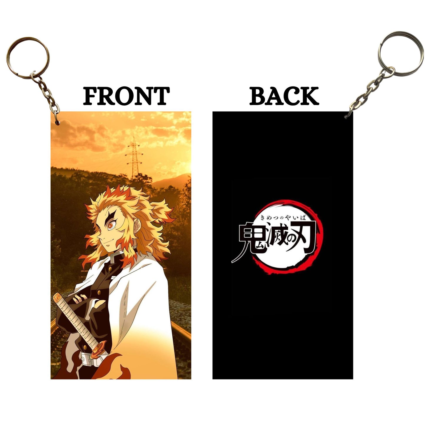 Demon Slayer RENGOKU Anime Keychain