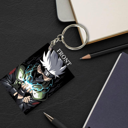 NARUTO Anime Unique Style 4 pcs Combo Keychain