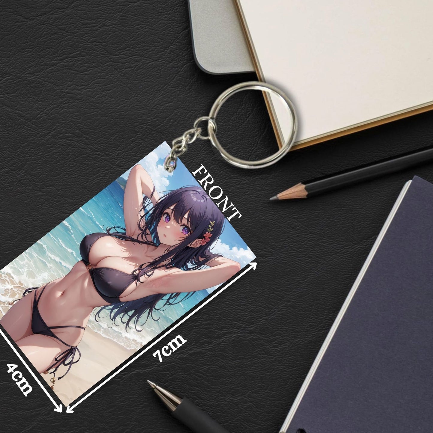 HENTAI Anime Unique Style 4 pcs Combo Keychain