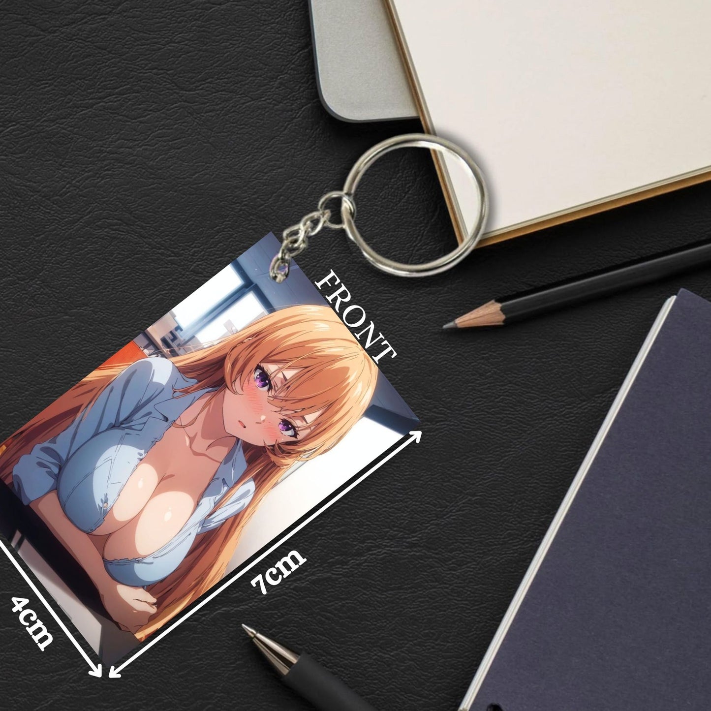 HENTAI Anime Unique Style 4 pcs Combo Keychain