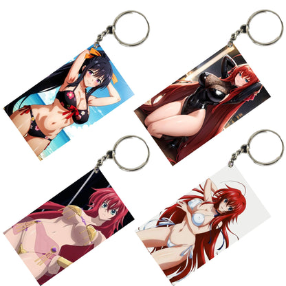 HENTAI Anime Unique Style 4 pcs Combo Keychain