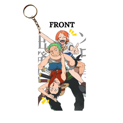 ONE PIECE STRAW HATS FUN Anime Keychain