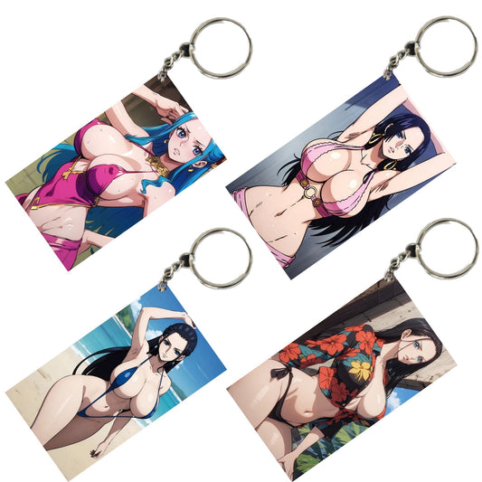 HENTAI Anime Unique Style 4 pcs Combo Keychain