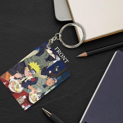 NARUTO Anime Unique Style 4 pcs Combo Keychain