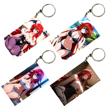 HENTAI Anime Unique Style 4 pcs Combo Keychain