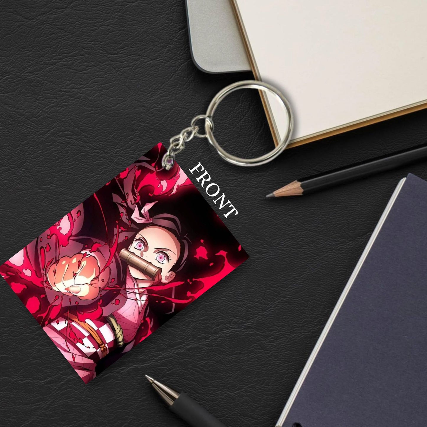 Demon Slayer Anime Unique Style 4 pcs Combo Keychain