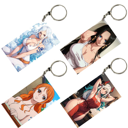 HENTAI Anime Unique Style 4 pcs Combo Keychain