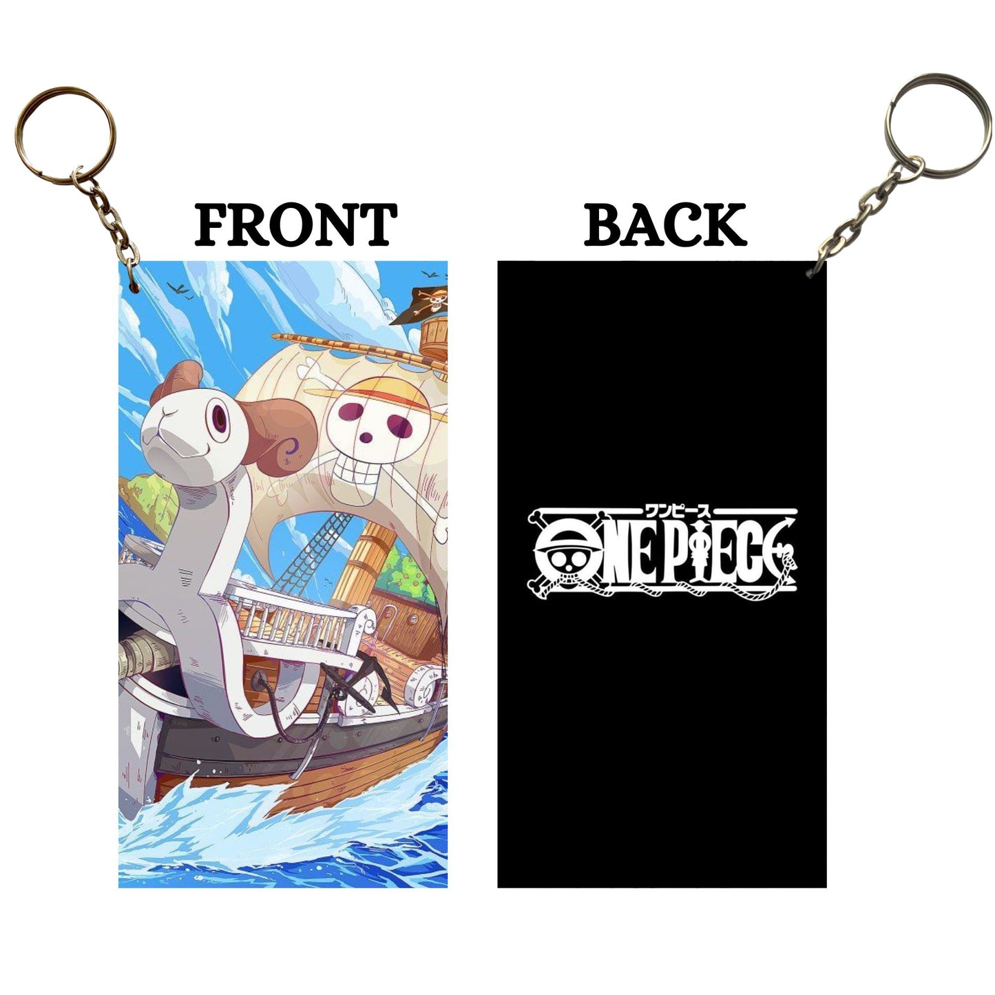 One Piece GOING MERRY Anime Keychain