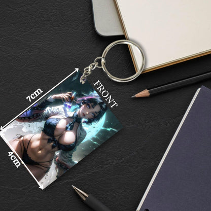 HENTAI Anime Unique Style 4 pcs Combo Keychain