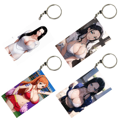 HENTAI Anime Unique Style 4 pcs Combo Keychain