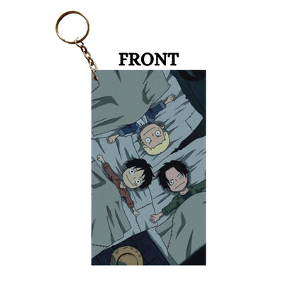 One Piece LUFFY ACE SABO Anime Keychain