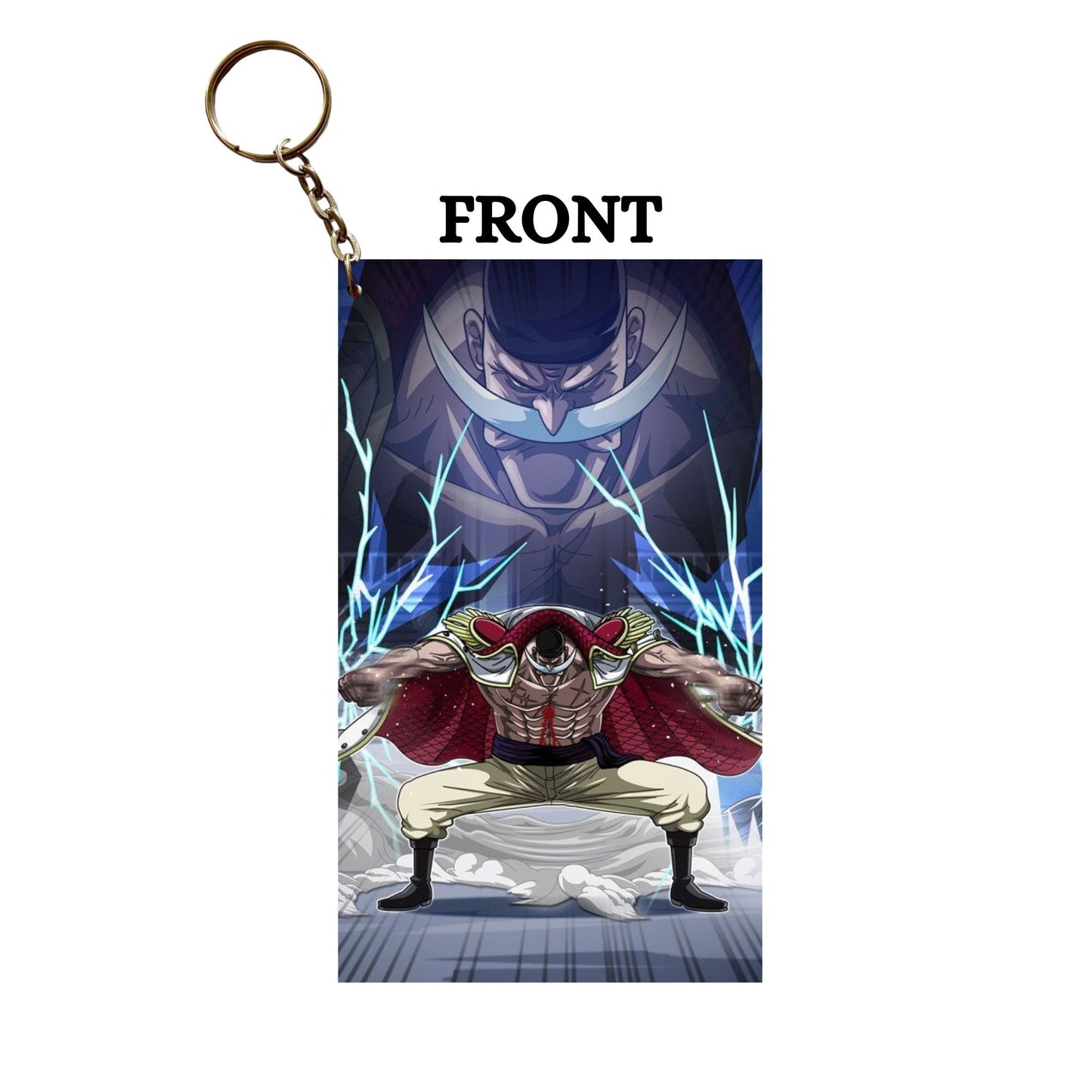 One Piece WHITEBEARD Anime Keychain