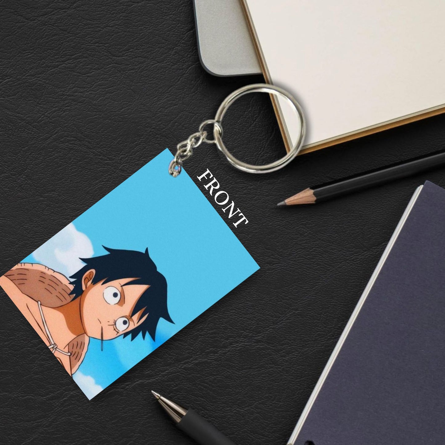 One Piece Anime Unique Style 4 pcs Combo Keychain