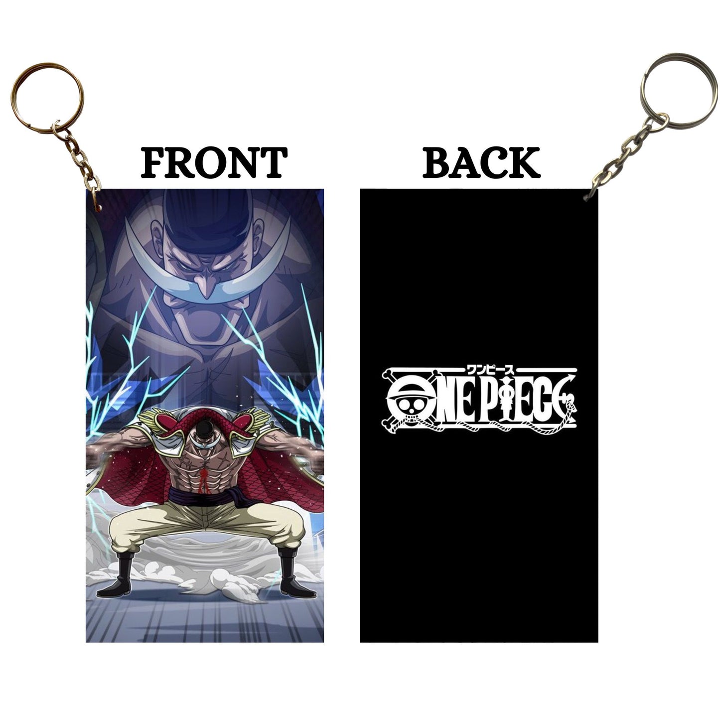 One Piece WHITEBEARD Anime Keychain