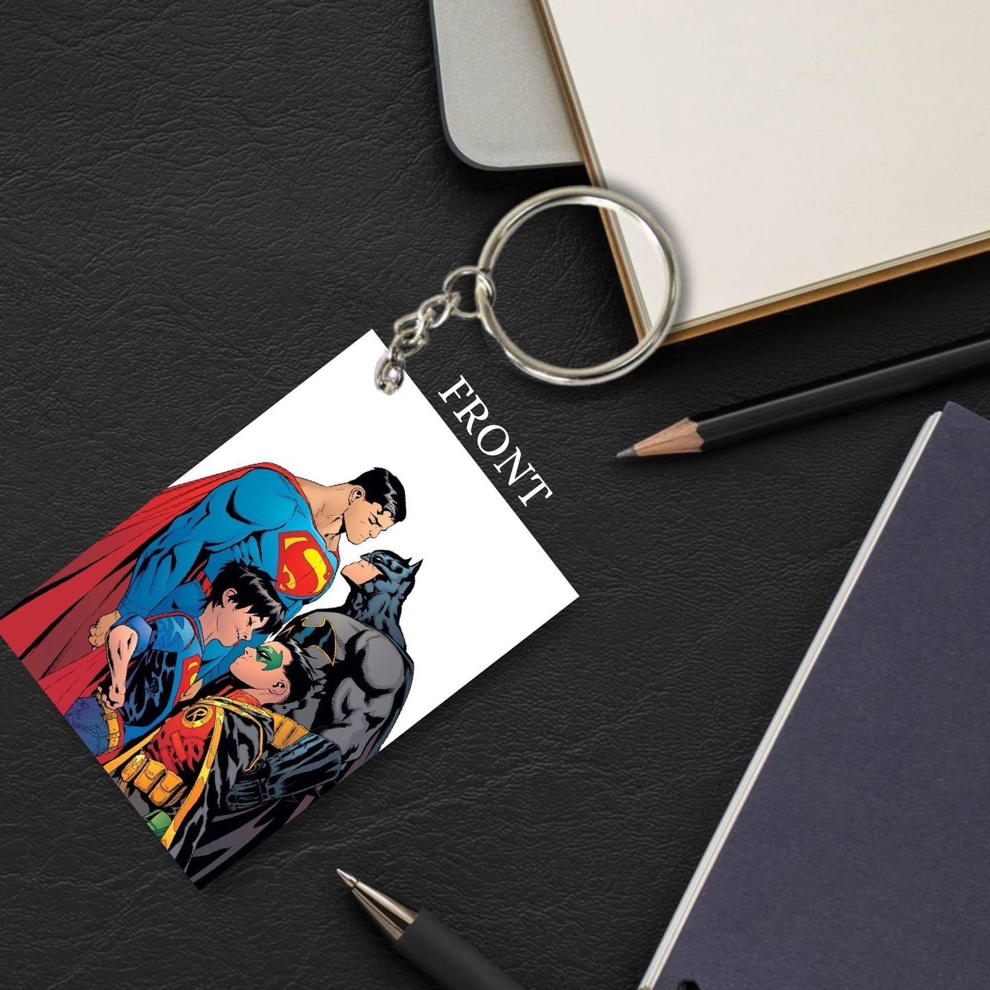 DC Unique Style 4 pcs Combo Keychain