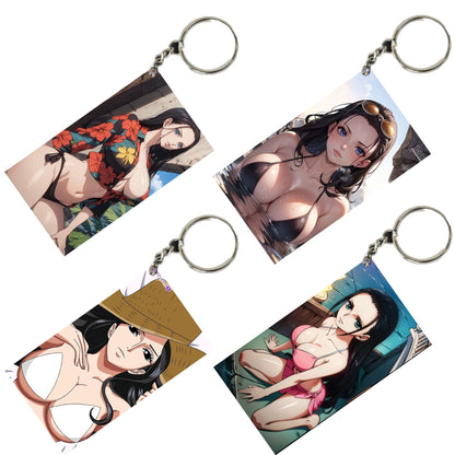 HENTAI Anime Unique Style 4 pcs Combo Keychain