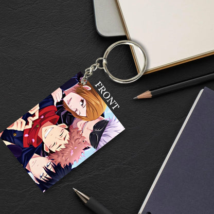 JUJUTSU KAISEN Anime Unique Style 4 pcs Combo Keychain