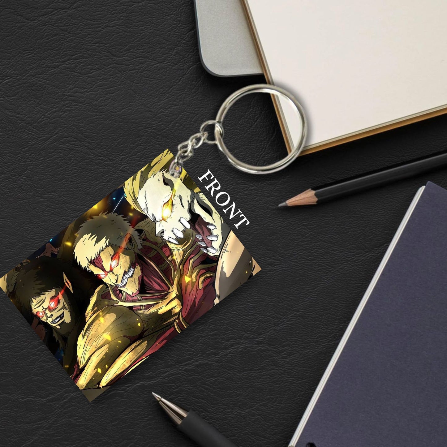 ATTACK ON TITAN Anime Unique Style 4 pcs Combo Keychain