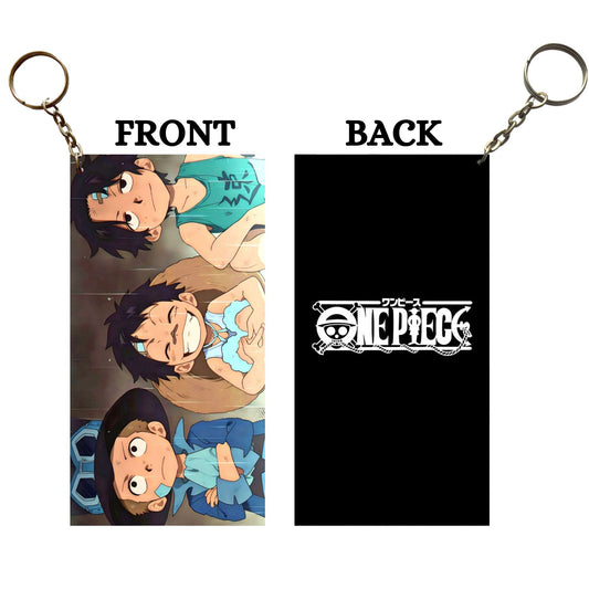 One Piece LUFFY BROTHERS Anime Keychain