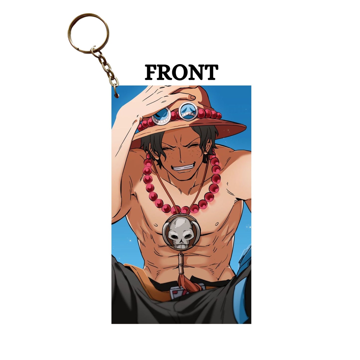 One Piece ACE Anime Keychain