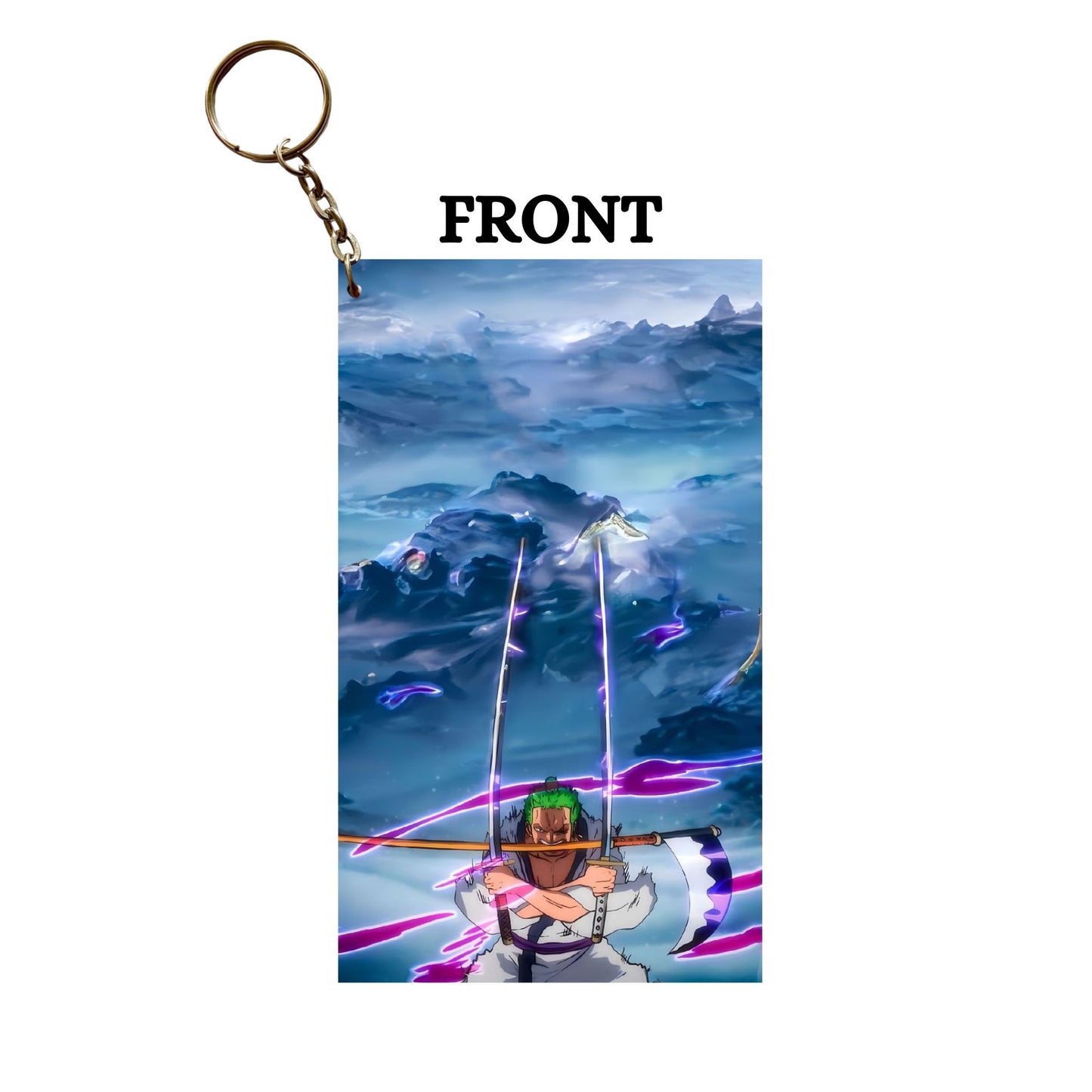 One Piece ZORO Anime Keychain