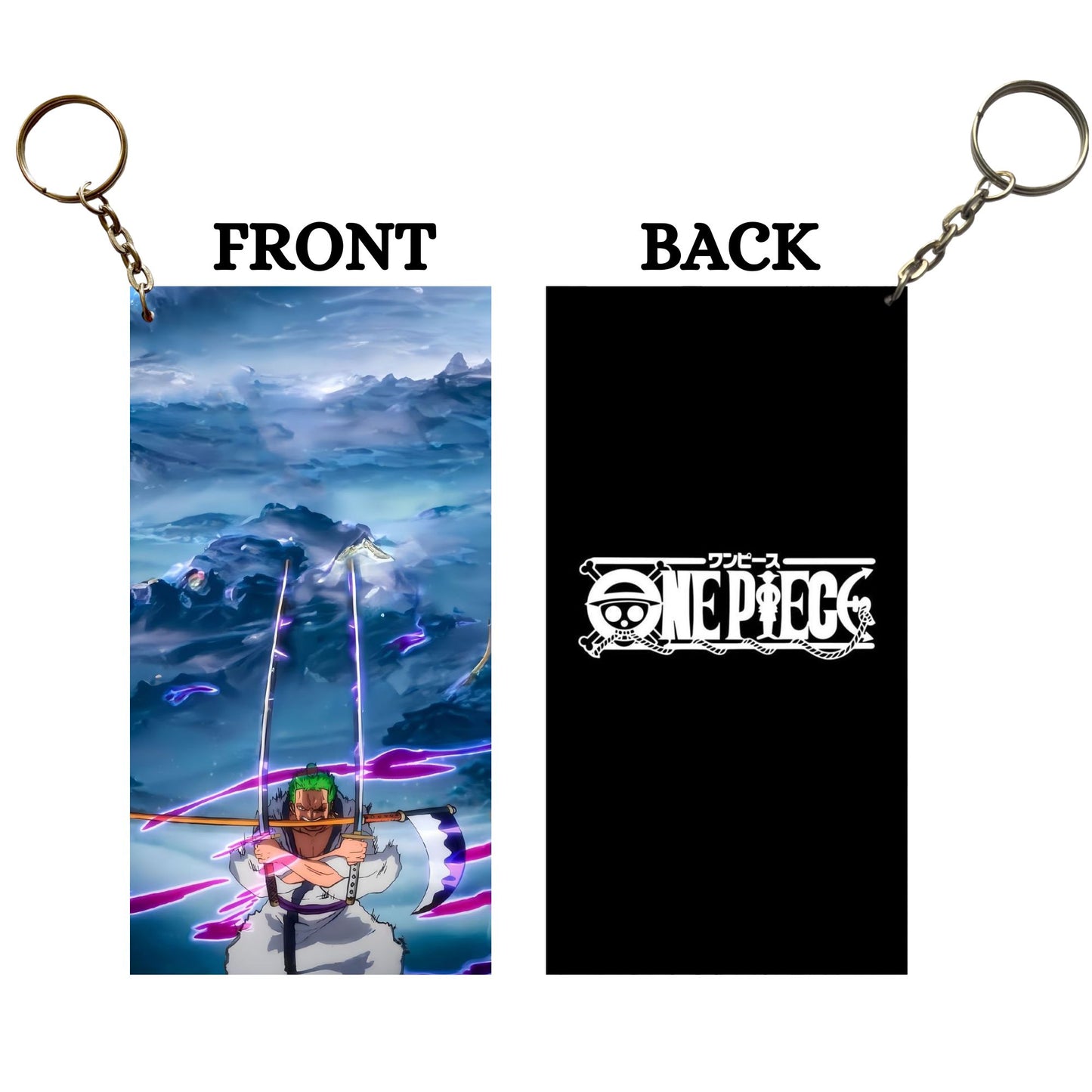 One Piece ZORO Anime Keychain