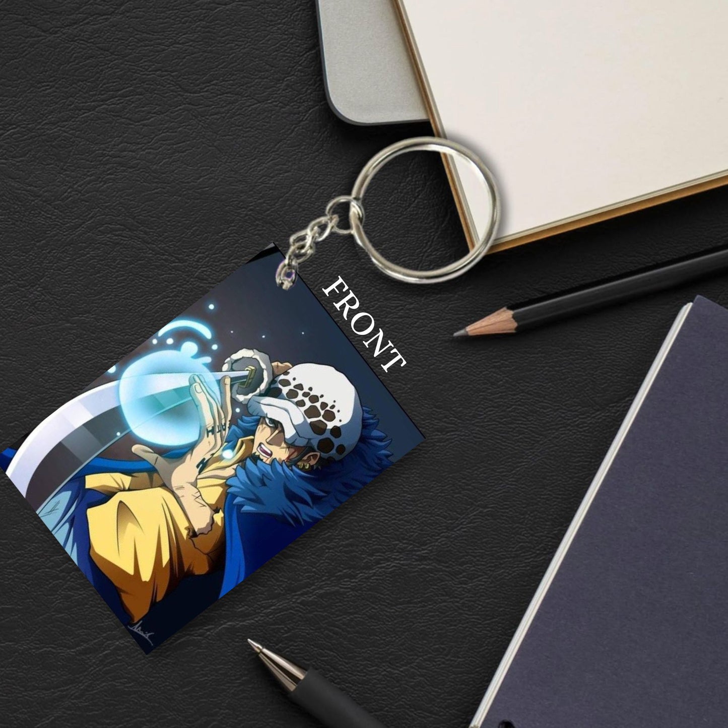 One Piece Anime Unique Style 4 pcs Combo Keychain