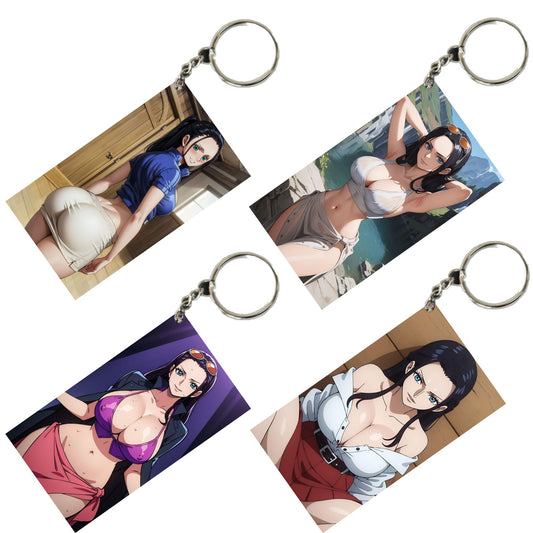 HENTAI Anime Unique Style 4 pcs Combo Keychain