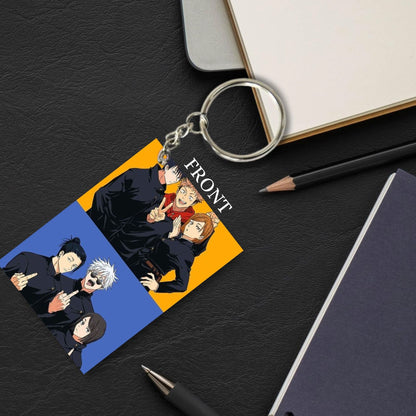 JUJUTSU KAISEN Anime Unique Style 4 pcs Combo Keychain