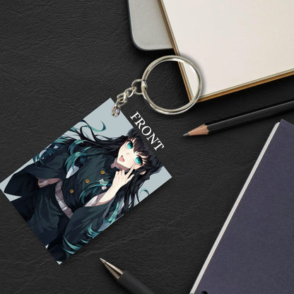 DEMON SLAYER Anime Unique Style 4 pcs Combo Keychain