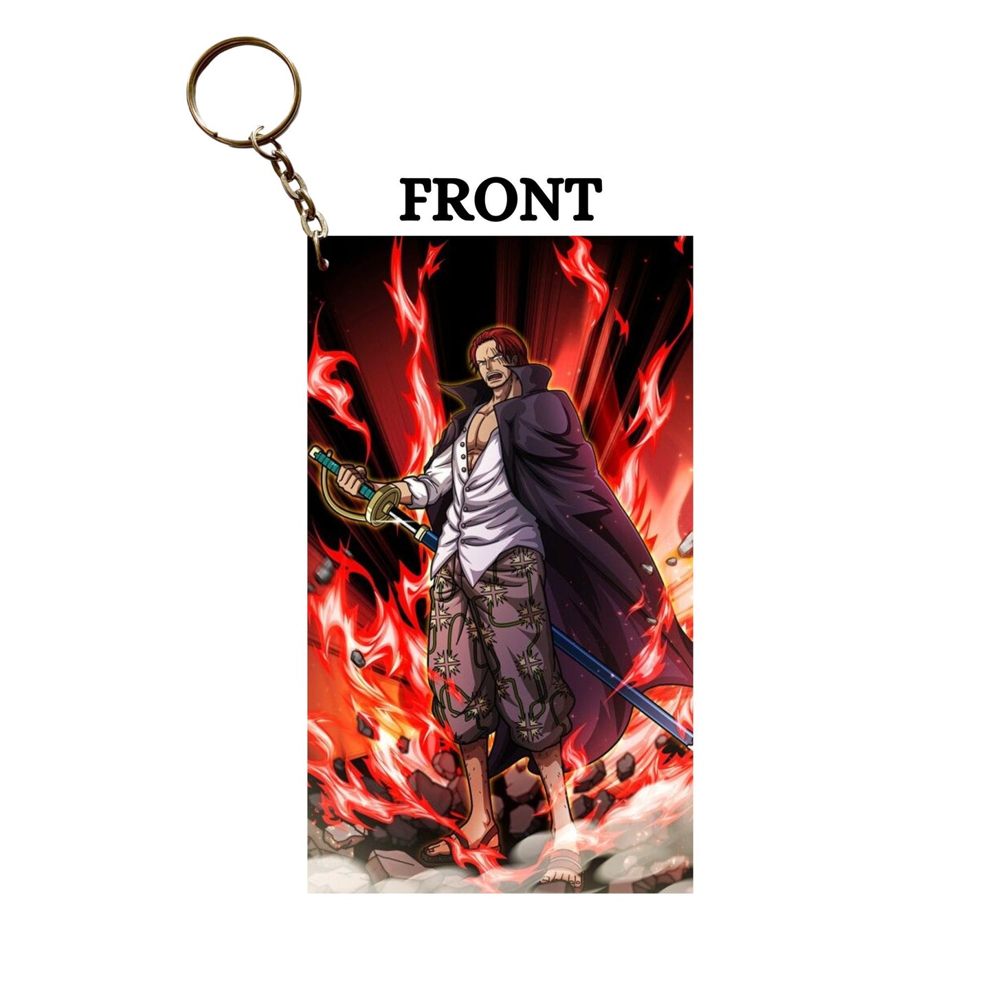 One Piece SHANKS Anime Keychain